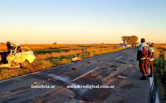 Falleció una mujer tras accidente en la Ruta Nac 33
